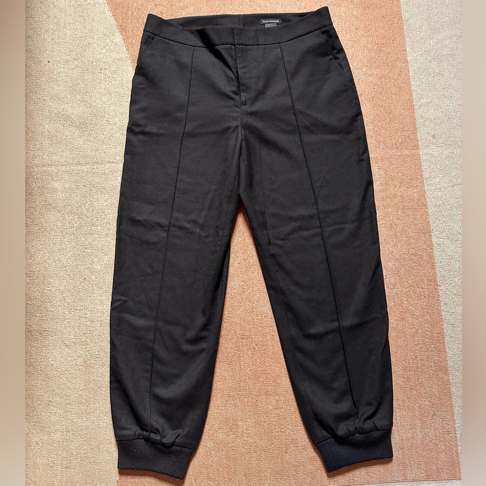 Club Monaco black tailored joggers - size 6